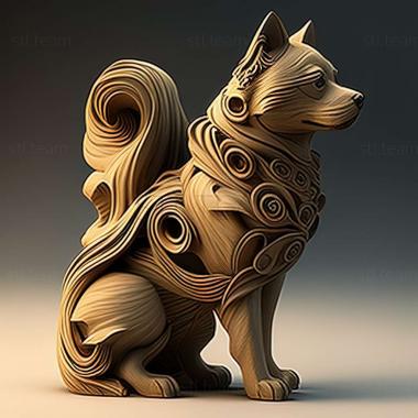 3D model Techichi dog (STL)